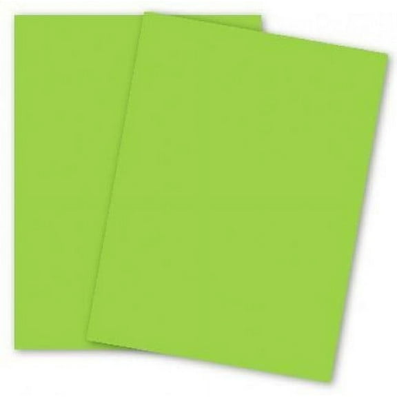 Mohawk BriteHue - LIME GREEN - 11 x 17 Card Stock Paper - 65lb Cover - 250 PK