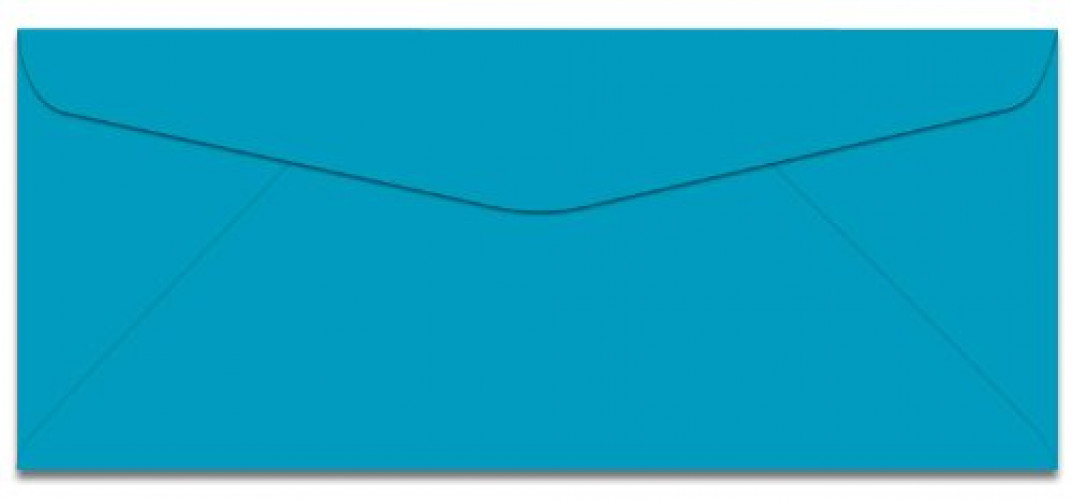 Mohawk BriteHue - No. 10 Envelopes - BLUE - Great for Mailing Letters, Business Memos, Invitations, Invoices, Bills - 4 1/8" x 9 1/2" - 500 Per Pack