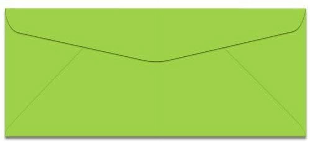Mohawk BriteHue - No. 10 Envelopes - LIME GREEN - Great for Mailing Letters, Business Memos, Invitations, Invoices, Bills - 4 1/8" x 9 1/2" - 500 Per Pack
