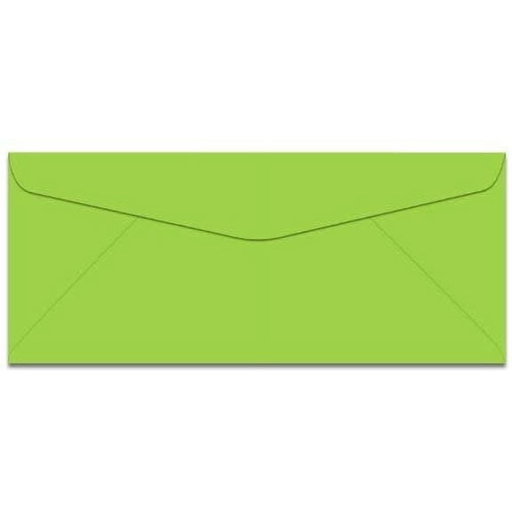 Mohawk BriteHue - No. 10 Envelopes - LIME GREEN - Great for Mailing Letters, Business Memos, Invitations, Invoices, Bills - 4 1/8" x 9 1/2" - 500 Per Pack