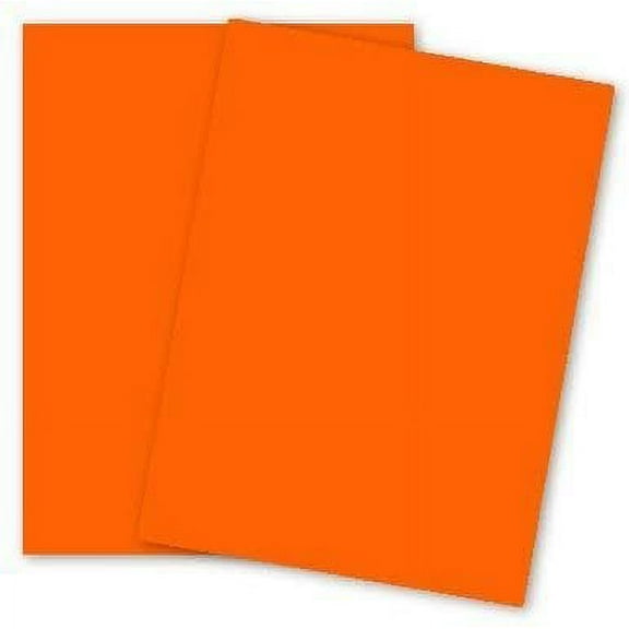 Mohawk BriteHue - ORANGE - 11 x 17 Card Stock Paper - 65lb Cover - 250 PK