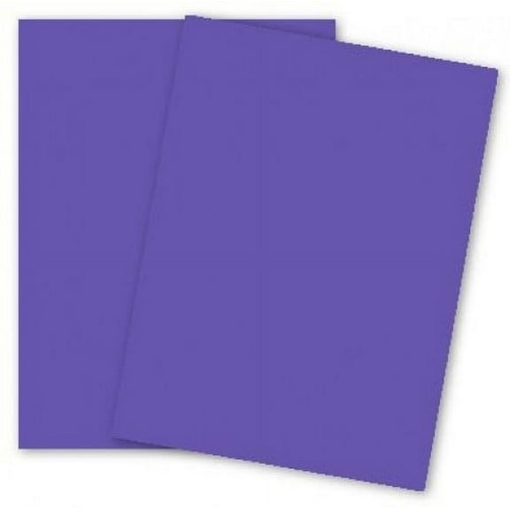Mohawk BriteHue - VIOLET - 8.5 x 11 Card Stock Paper - 65lb Cover - 250 PK