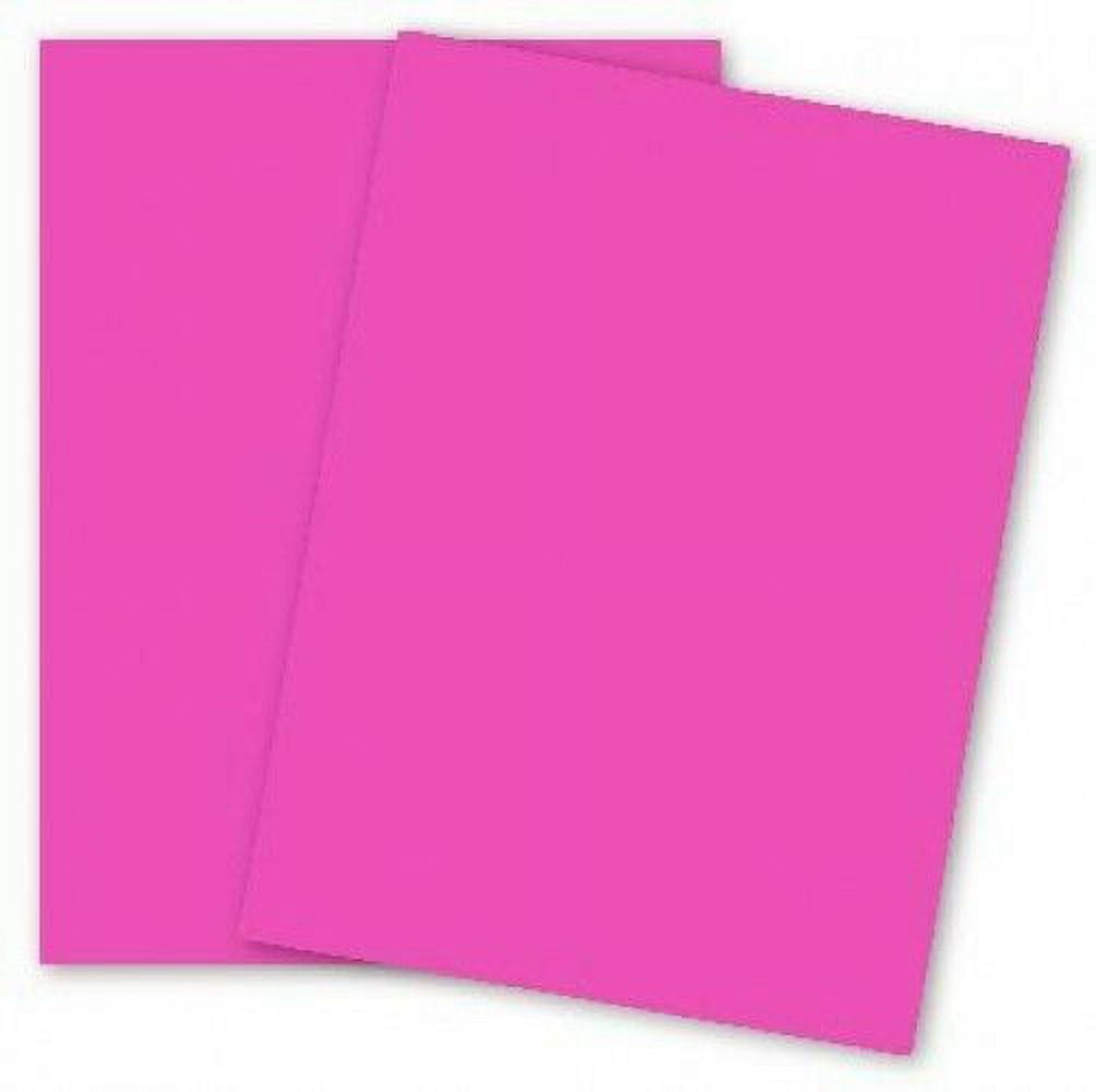 Mohawk Britehue - Ultra Fuchsia - 8.5 X 11 Card Stock Paper - 65lb Cover - 50 Pk