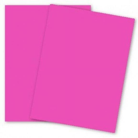 Mohawk Britehue - Ultra Fuchsia - 8.5 X 11 Card Stock Paper - 65lb Cover - 50 Pk