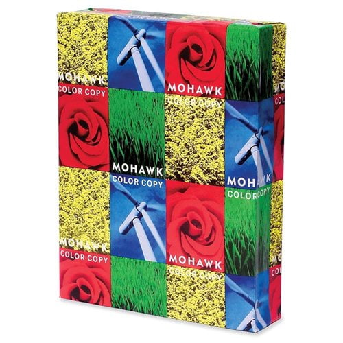 Mohawk Color Copy Recycled Paper, 94 Bright, 28lb, 8.5 x 11, White, 500/Ream