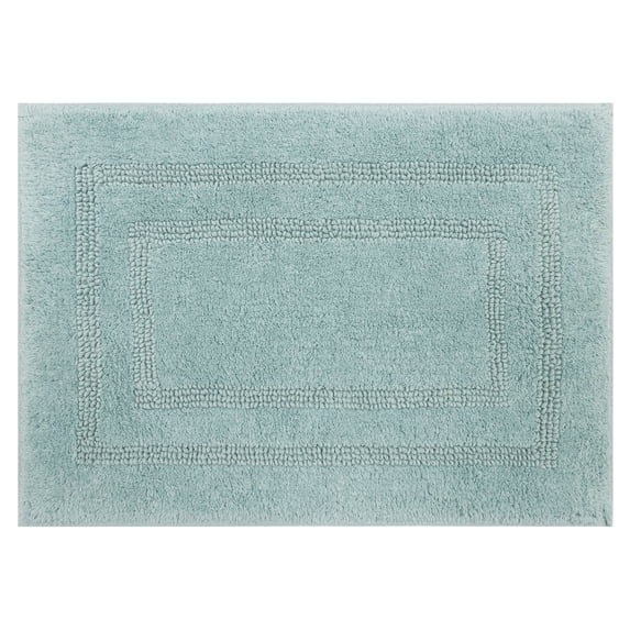 Mohawk Cotton Bath Mat Soft Absorbent Quick Dry Machine Washable Bathroom Mat, Glacier, 27" x 45"