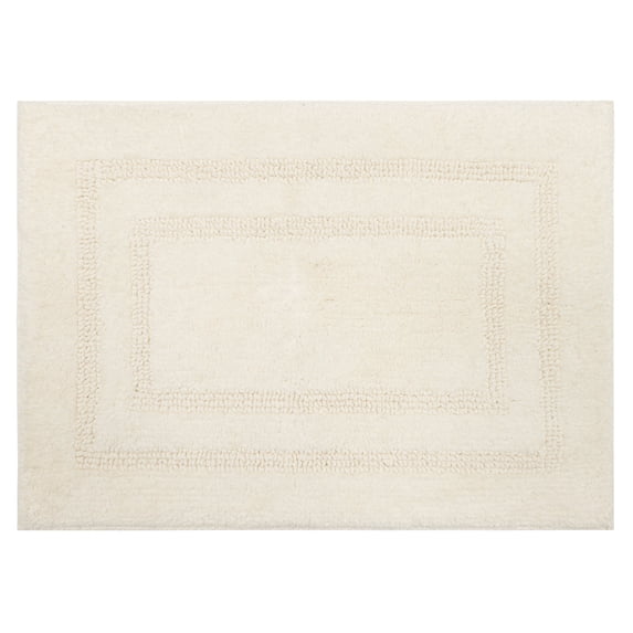Mohawk Cotton Bath Mat Soft Absorbent Quick Dry Machine Washable Bathroom Mat, Natural, 21" x 34"