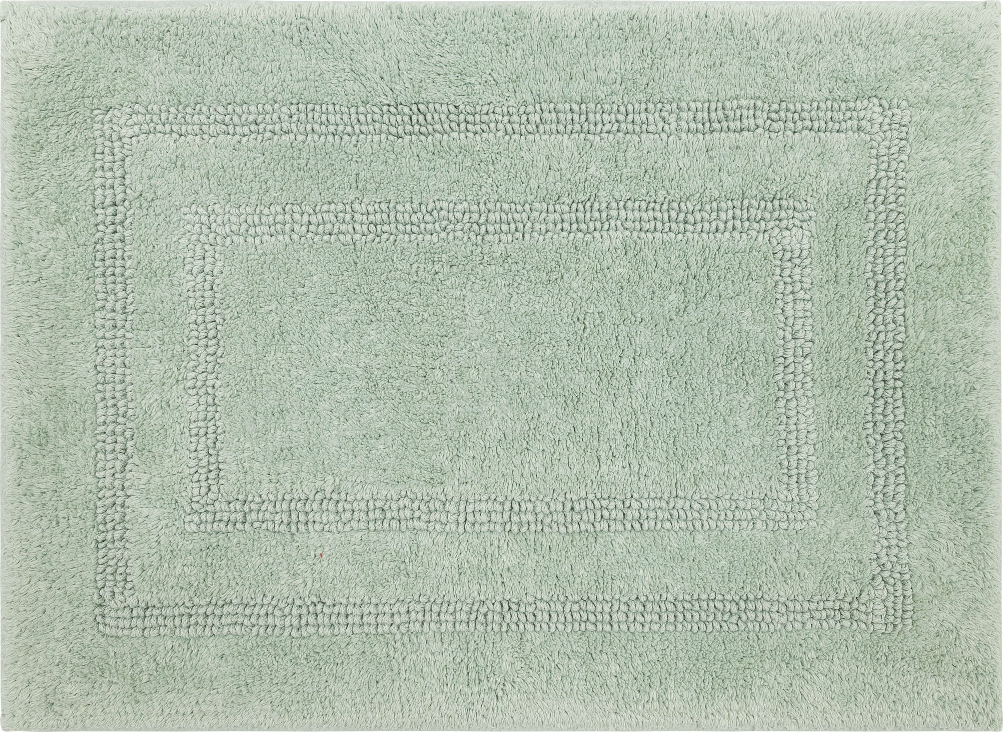 Mohawk Cotton Bath Mat Soft Absorbent Quick Dry Machine Washable Bathroom Mat, Seaglass, 21" x 34"