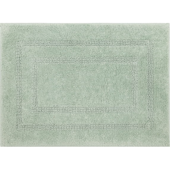 Mohawk Cotton Bath Mat Soft Absorbent Quick Dry Machine Washable Bathroom Mat, Seaglass, 21" x 34"