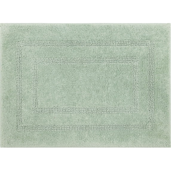 Mohawk Cotton Bath Mat Soft Absorbent Quick Dry Machine Washable Bathroom Mat, Seaglass, 27" x 45"