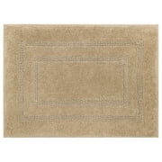 Mohawk Cotton Bath Mat Soft Absorbent Quick Dry Machine Washable Bathroom Mat, Taupe, 21" x 34"