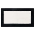 thumbnail image 1 of Mohawk Counterpoint Bath Mat Soft Absorbent Quick Dry Machine Washable Non-Slip Bathroom Mat, Black/White, 20" x 34", 1 of 8