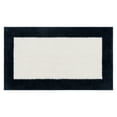 thumbnail image 1 of Mohawk Counterpoint Bath Mat Soft Absorbent Quick Dry Machine Washable Non-Slip Bathroom Mat, Indigo/White, 20" x 34", 1 of 8