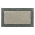 thumbnail image 1 of Mohawk Counterpoint Bath Mat Soft Absorbent Quick Dry Machine Washable Non-Slip Bathroom Mat, Pewter/Flint, 17" x 24", 1 of 8
