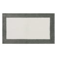 thumbnail image 1 of Mohawk Counterpoint Bath Mat Soft Absorbent Quick Dry Machine Washable Non-Slip Bathroom Mat, Pewter/White, 24" x 40", 1 of 6