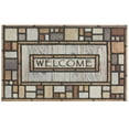 thumbnail image 1 of Mohawk Home Doorscapes Estate Mat Welcome Drifted Nature Mat Scatter, 1'11"x2'11", Grey & Tan, 1 of 4