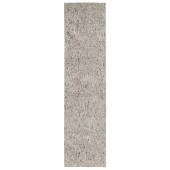 Mohawk Home Dual Surface 1/4 Inch Latex Backed Non-Slip Customizable Felted Rug Pad, Grey, 2' 2" x 10'