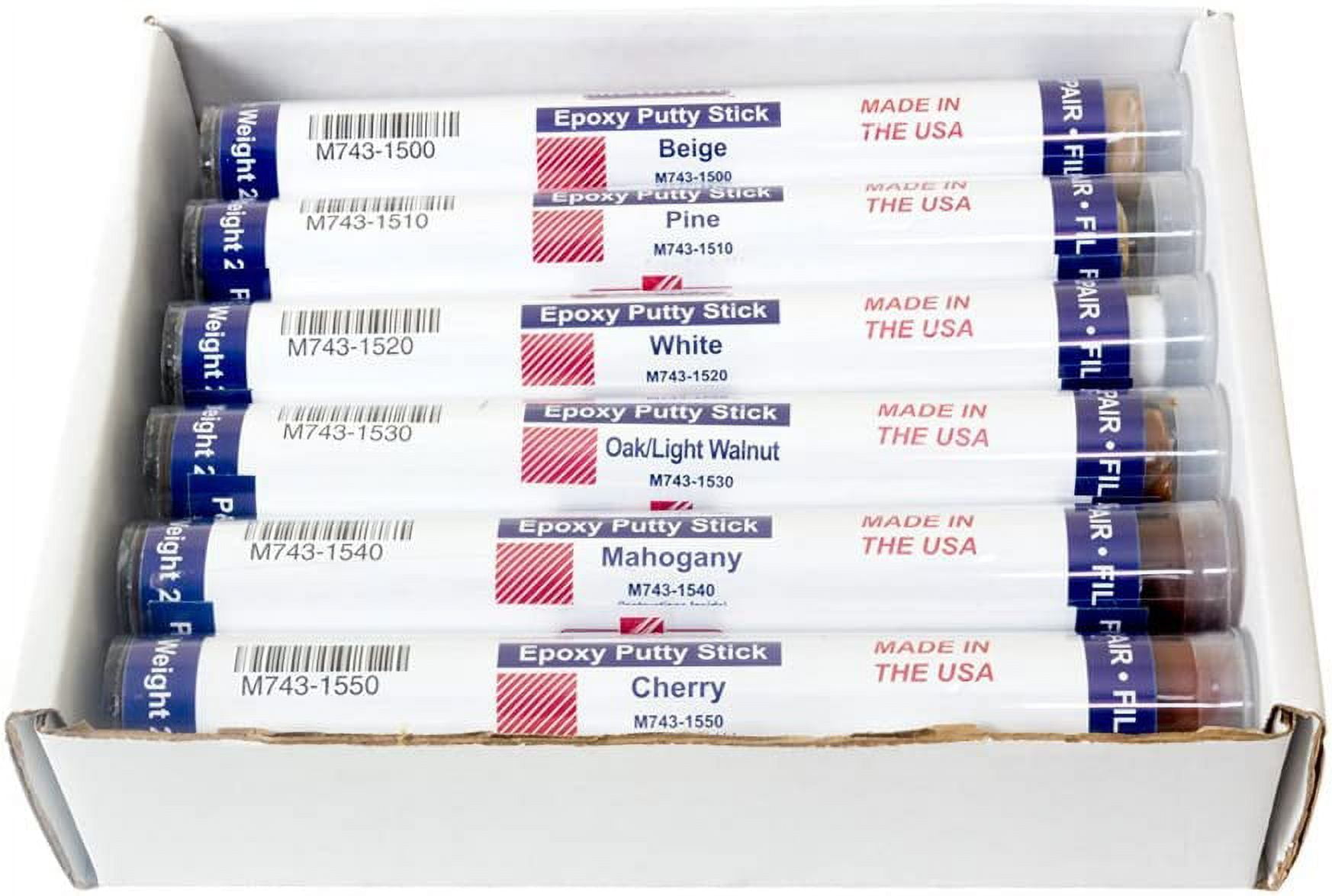 Mohawk Epoxy Putty Stick 12 Pk Assortment for Permanently Repairing