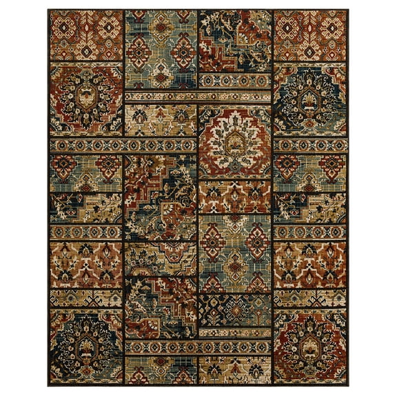 Mohawk Home Alderley Ornamental Woven Indoor Area Rug, Multi, 6' x 9'