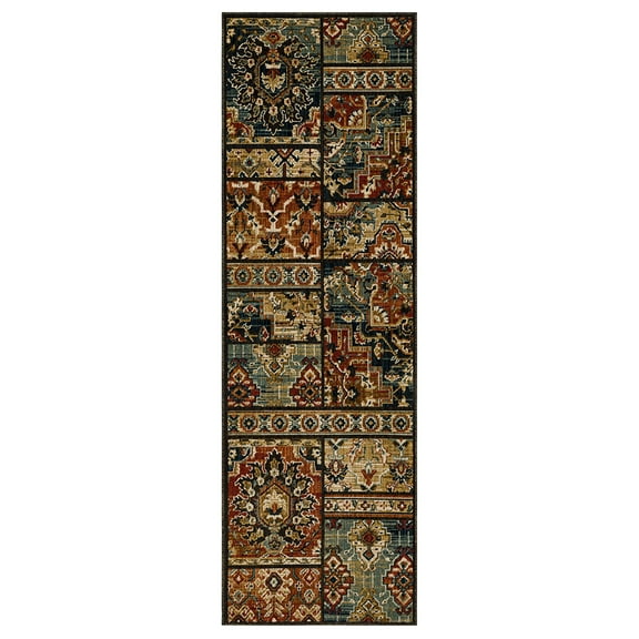 Mohawk Home Alderley Ornamental Woven Indoor Runner Rug, Multi, 2'6" x 8'
