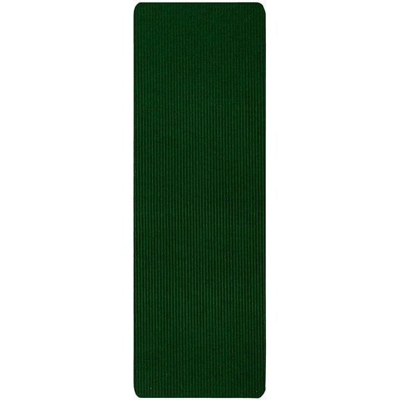 Mohawk Home All Purpose Low Pile Non-Slip Indoor/Outdoor Stain/Fade Resistant Ribbed Mat, Green, 2' x 6'