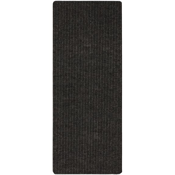 Mohawk Home All Purpose Polyester Ribbed Mat, Charcoal, 2' x 5'