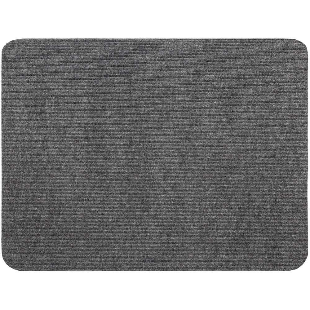 Mohawk Home All Purpose Polyester Ribbed Mat, Grey, 3' x 4'