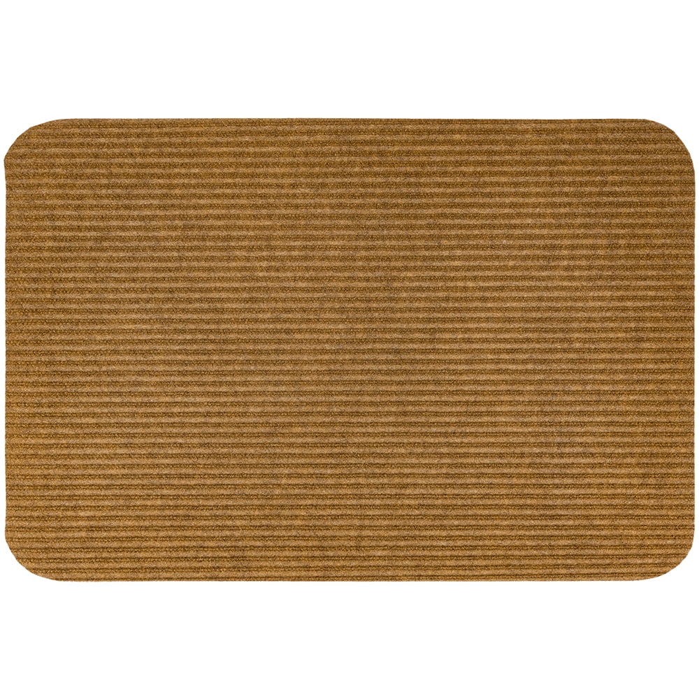 Mohawk Home All Purpose Polyester Ribbed Mat, Tan, 2' x 3'