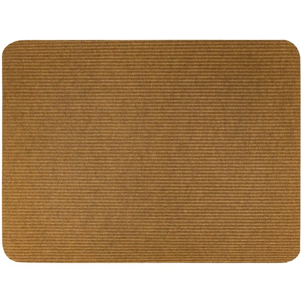 Mohawk Home All Purpose Polyester Ribbed Mat, Tan, 3' x 4'