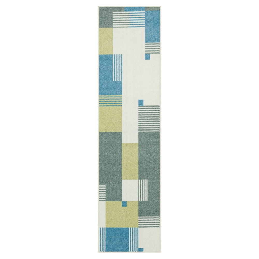 Mohawk Home Alliance Indoor Geometric Accent Rug, Denim, 2' 6" x 3' 10"
