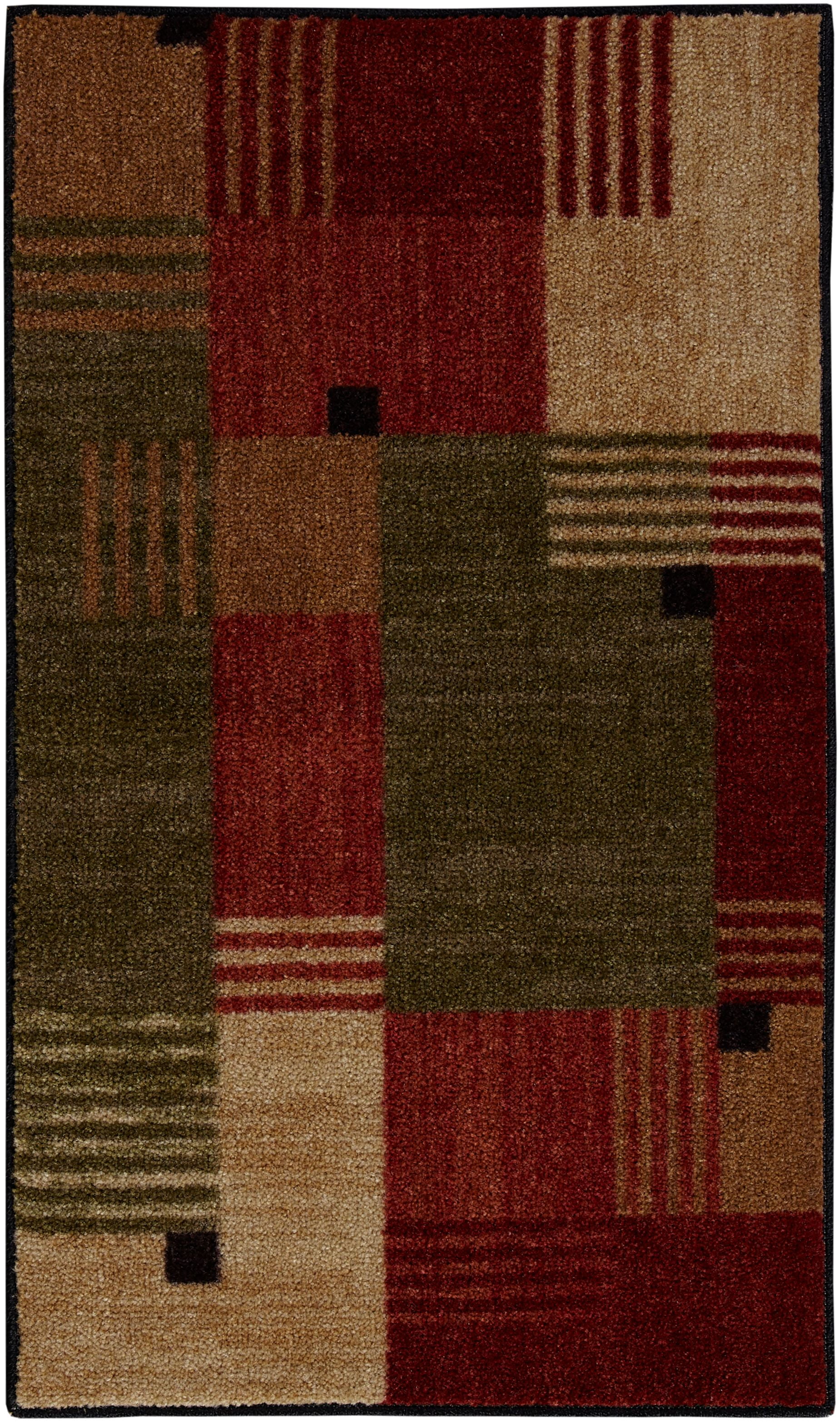 Alliance Geometric Easy-Care Rectangular Synthetic Rug