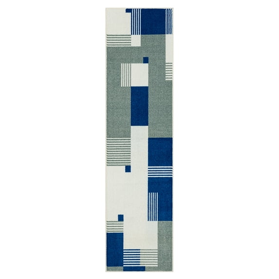 Mohawk Home Alliance Indoor Geometric Accent Rug, Royal, 2' 6" x 3' 10"