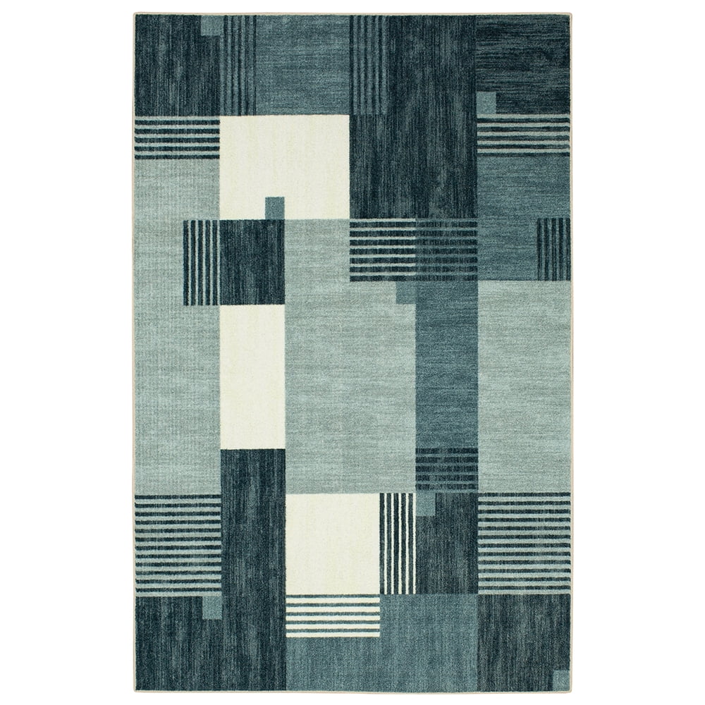 Mohawk Home Alliance Indoor Geometric Area Rug, Blue, 5' x 8'