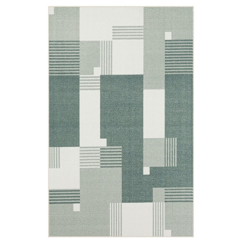 Mohawk Home Alliance Indoor Geometric Area Rug, Light Grey, 7' 6" x 10'