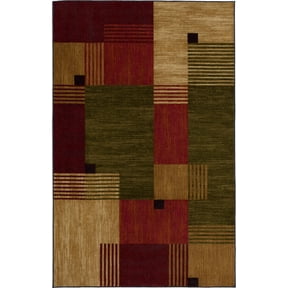 Mohawk Home Alliance Low Pile Non-Slip Stain/Fade Resistant Indoor Area Rug,Multi,6' x 9'