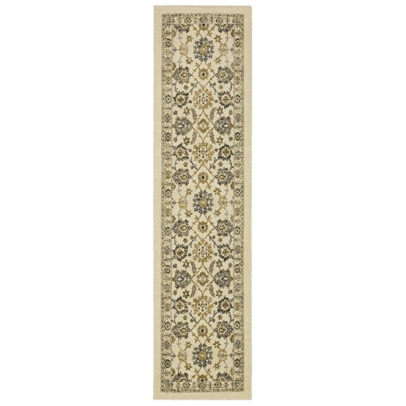 Mohawk Home Andres Cream Printed Area Rug, 2' x 8'