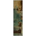 thumbnail image 1 of Mohawk Home Aqua Fusion Area Rug, Blue, 2' x 5', 1 of 8