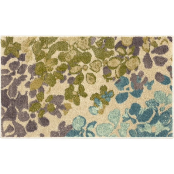 Mohawk Home Radiance Aqua Low Pile Non-Slip Stain/Fade Resistant Indoor Area Rug, 1' 8" x 2' 10"