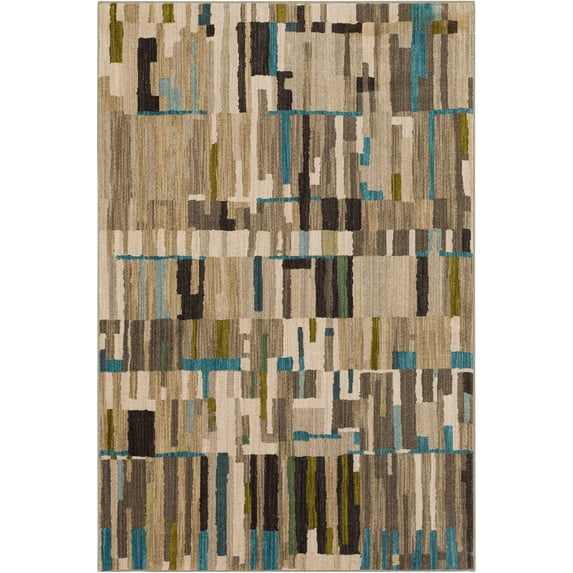 Mohawk Home Bacchus Woven Indoor Polyester Area Rug, Lagoon, 8' x 11'