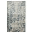 thumbnail image 1 of Mohawk Home Belgrave Washable Low Pile Stain and Fade Resistant Indoor Area Rug, Blue, 3' 11" X 6', 1 of 8