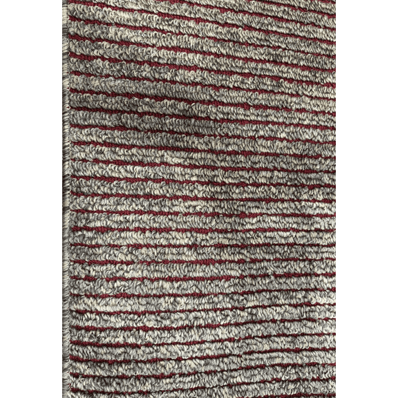Mohawk Home Berber Stripe Sisal Red Rug 30 in x 45 in