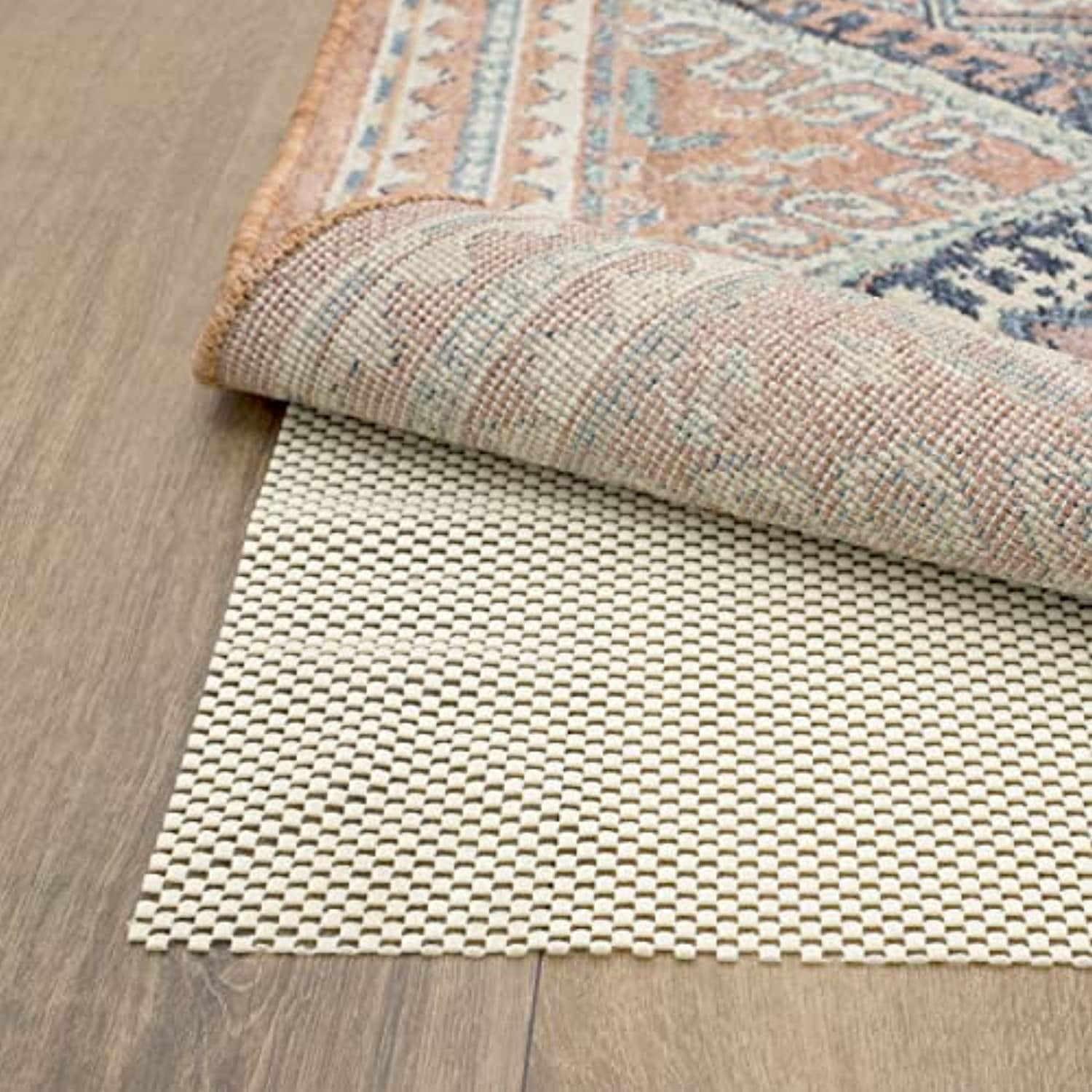  Grip-It Super Natural Cushioned Non-Slip Rug Pad for Area Rugs  and Runner Rugs, Rug Gripper for Hardwood Floors 3x5 ft : Home & Kitchen