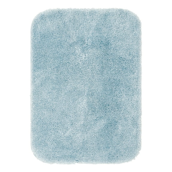 Mohawk Home Big One Nylon Bath Mat, Diamond Blue, 1'5"x2'
