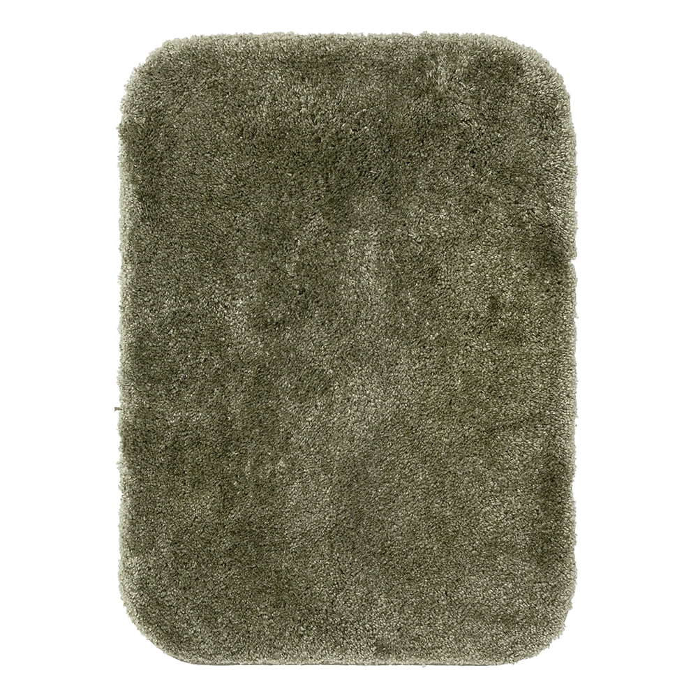 Ivy Green Plush Micro Polyester Bath Rug 17" x 24"