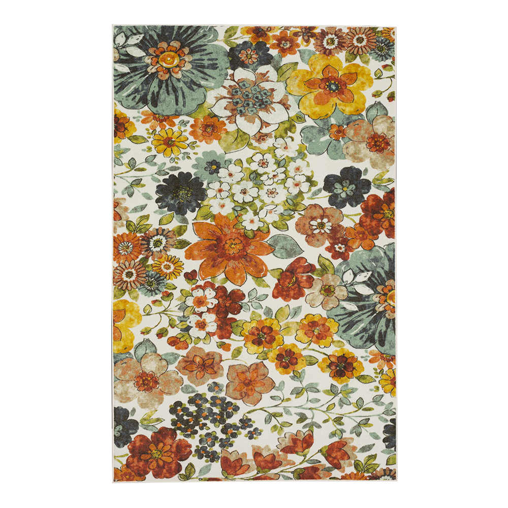 Mohawk Home Blossoms Printed Area Rug, Multi, 4' x 6'