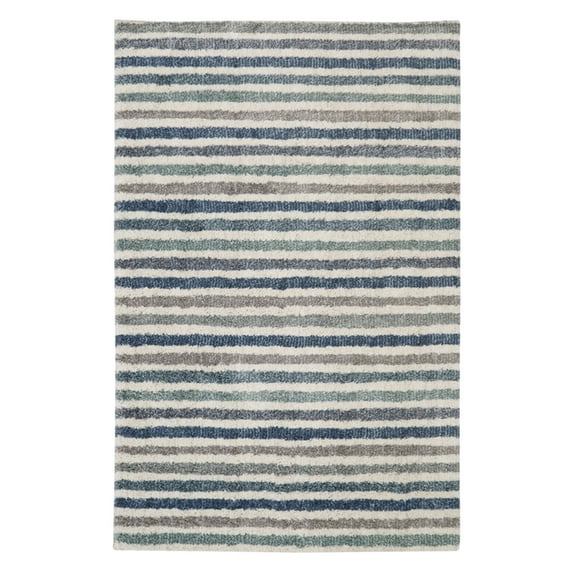 Mohawk Home Boardwalk Stripe Coastal Woven Area Rug