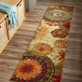 thumbnail image 1 of Mohawk Home Caravan Medallion Runner Rug, 1'11" x 6', 1 of 7