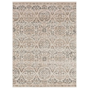 Mohawk Home Catahoula Low Pile Latex Backed Stain and Fade Resistant Geometric Gray Indoor Area Rug, 5' 3" X 8'