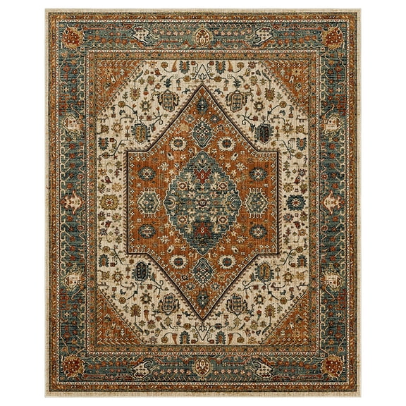 Mohawk Home Coleman Woven Indoor Area Rug, Spice, 8' x 10'