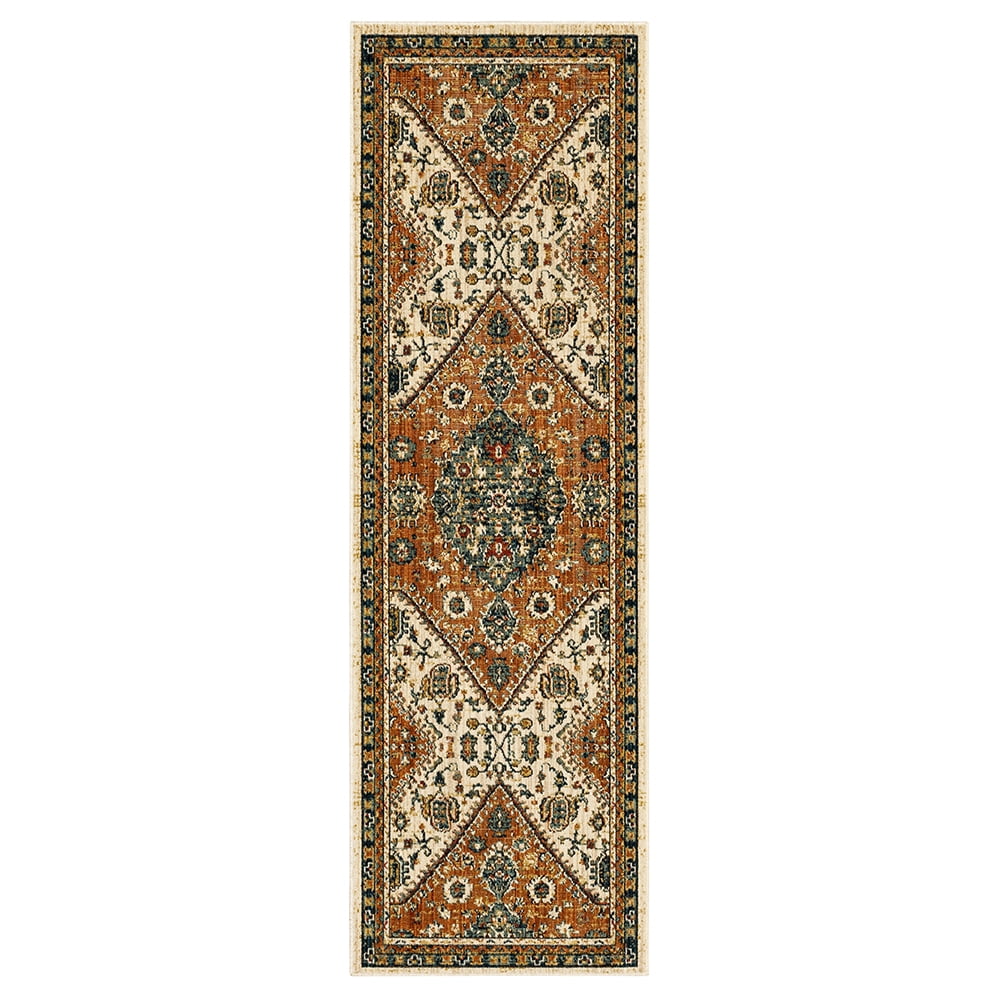 Mohawk Home Coleman Woven Indoor Runner Rug, Spice, 2' 6" x 8'